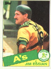 1985 Topps Baseball Cards      472     Jim Essian